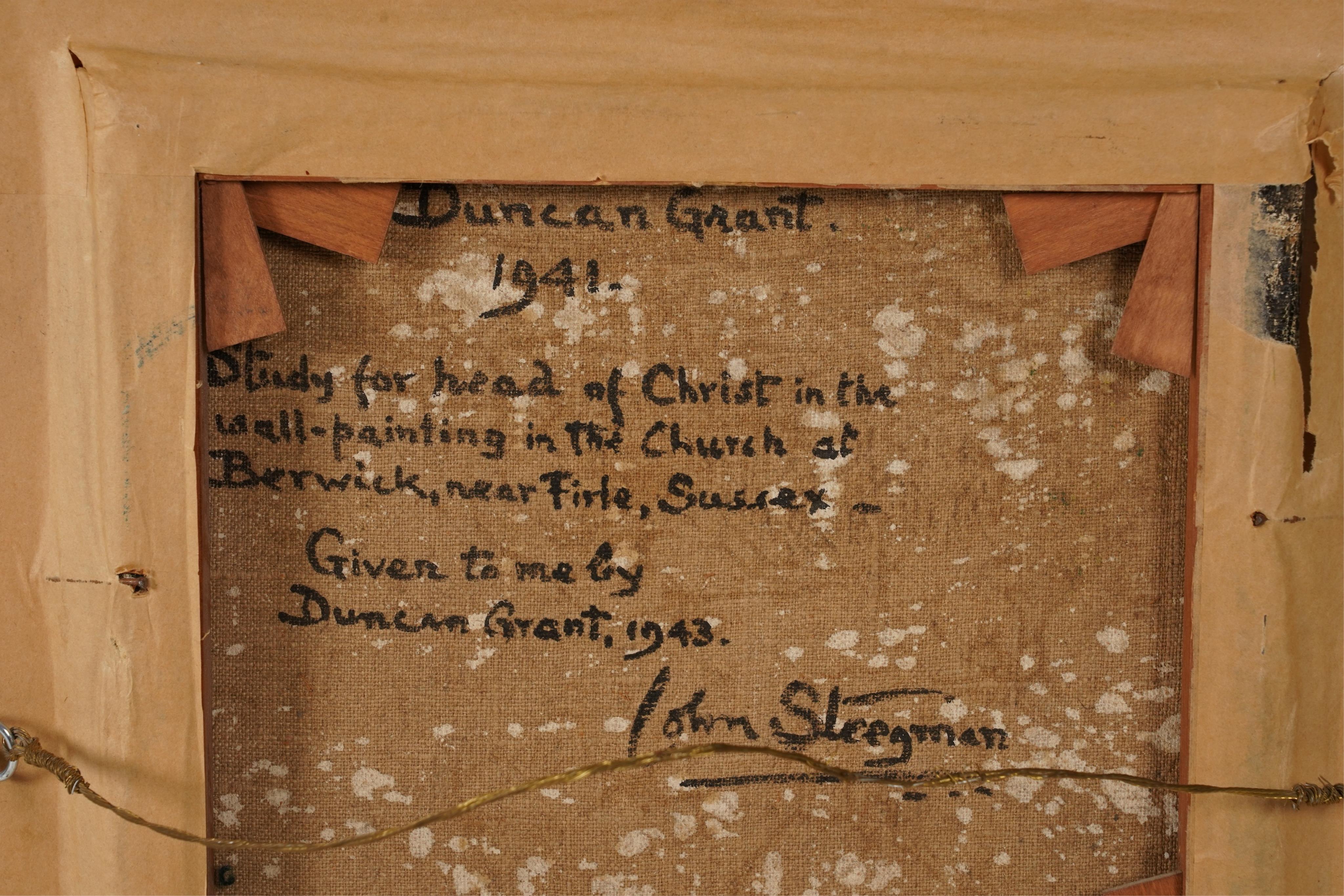 Duncan Grant, 1885-1978, 'Study for head of Christ in the wall-painting in the Church at Berwick, near Firle, Sussex'